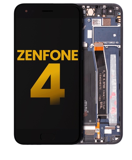 [107084003104] Bloc écran LCD avec châssis compatible Asus Zenfone 4 - ZE554KL - Reconditionné - Noir