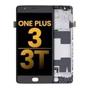 Bloc écran OLED avec châssis pour OnePlus 3 / 3T - Reconditionné - Noir