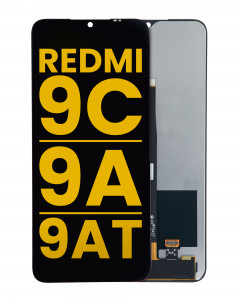 Bloc écran LCD sans châssis pour XIAOMI Redmi 9C - 9A - 9AT - Poco C31 - 10A - Reconditionné - Toutes couleurs