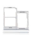 Tiroir double SIM compatible pour SAMSUNG A40 - A405 - Blanc