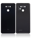Vitre arrière avec adhésif pour LG G6 - Noir