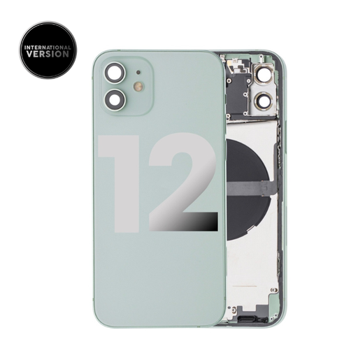 [107082045780] Châssis avec nappes pour iPhone 12 - Grade A - avec Logo - Version Internationale - Vert