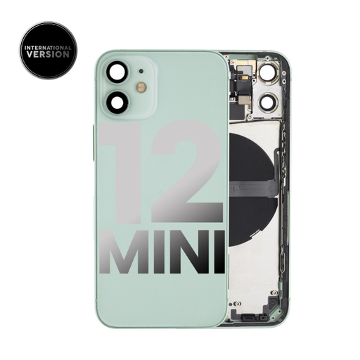 [107082085862] Châssis avec nappes pour iPhone 12 Mini - Grade A - avec Logo - Version Internationale - Vert