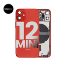 Châssis avec nappes pour iPhone 12 Mini - Grade A - avec Logo - Version Internationale - Rouge