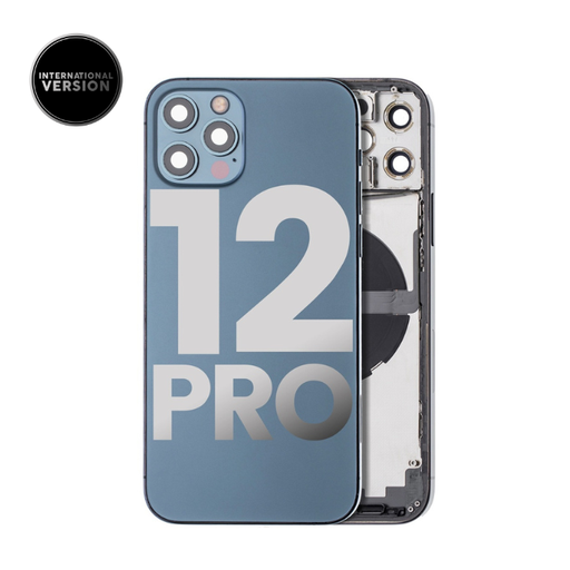 Châssis avec nappes pour iPhone 12 Pro - Grade A - avec Logo - Version Internationale - Bleu - original occasion