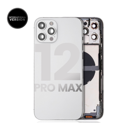 Châssis avec nappes pour iPhone 12 Pro Max - Grade A - avec Logo - Version Internationale - Argent - original occasion