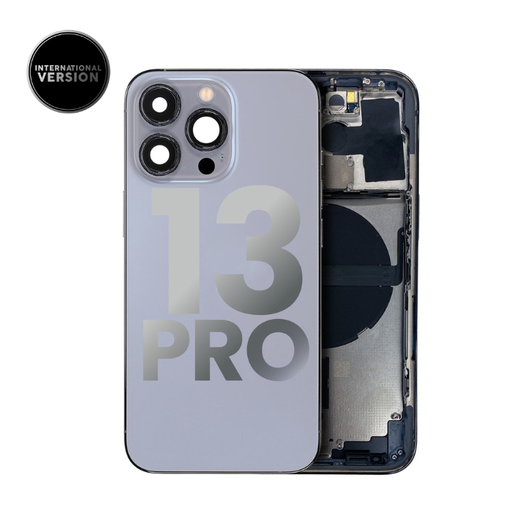 Châssis avec nappes pour iPhone 13 Pro - Grade A - avec logo - Version Internationale - Bleu Alpin - original occasion