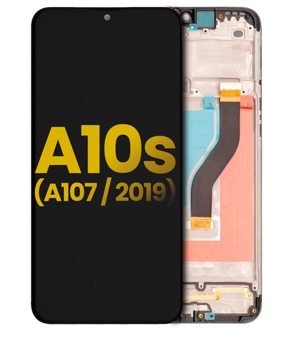 Bloc écran LCD avec châssis pour SAMSUNG A10s A107 2019 - Reconditionné - Toutes couleurs