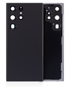 Vitre arrière pour SAMSUNG S23 Ultra 5G - Sans logo - Aftermarket Plus - Fantôme Noir