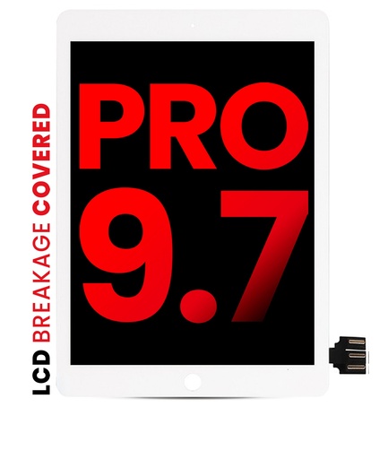 [107082005465] Bloc écran LCD et tactile compatible iPad Pro 9.7" - XO7 2 - Blanc
