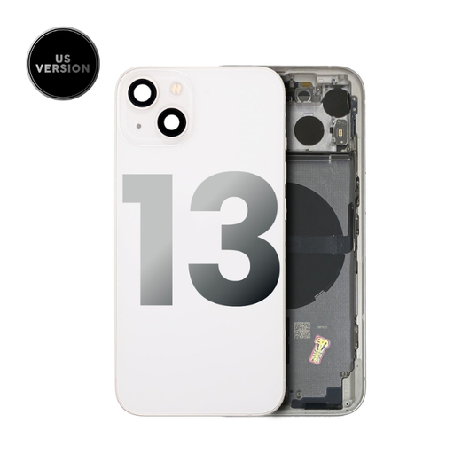 Chassis avec nappes pour iPhone 13 - Grade A  - Version US - Lumière Stellaire - original occasion