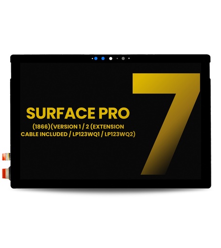 [107082071301] Bloc écran LCD compatible MICROSOFT Surface Pro 7- Version 1