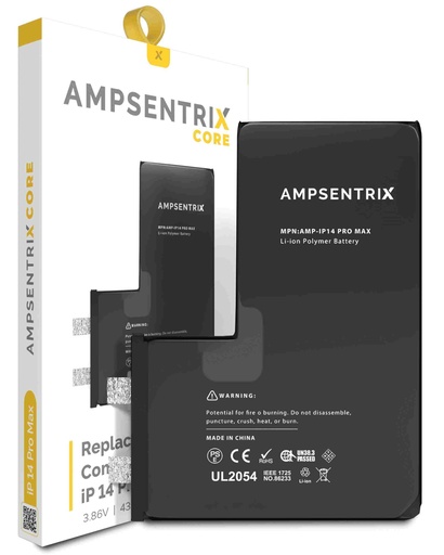 [107084001373] Batterie SANS BMS compatible iPhone 14 Pro Max - AmpSentrix Core