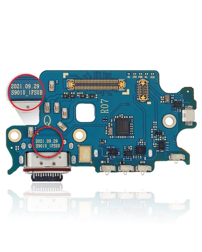 [107082079223] Connecteur de charge avec lecteur SIM compatible SAMSUNG S22 5G - G901U - Version US