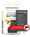 Batterie SANS BMS avec Tag-On Flex compatible pour iPhone 13 Pro - AmpSentrix Core
