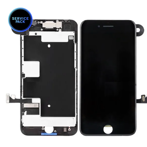 [10708203256] Bloc écran LCD pour iPhone 8 - SERVICE PACK - Noir