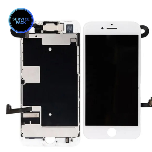 [10708203257] Bloc écran LCD pour iPhone 8 - SERVICE PACK - Blanc