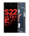Bloc écran OLED avec châssis pour SAMSUNG S22 Ultra 5G - Aftermarket Plus - Vert