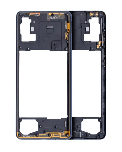 Châssis central pour SAMSUNG A71 - A715 - Noir
