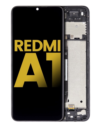 Bloc écran LCD avec châssis pour XIAOMI Redmi A1 - XIAOMI Redmi A1 Plus - Reconditionné - Toutes couleurs