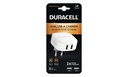 Chargeur double USB-A 24W - Duracell - Blanc