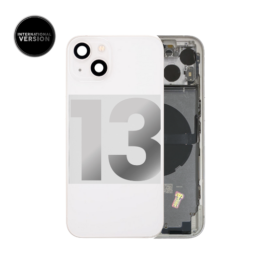 Châssis avec nappes pour iPhone 13 - Grade A - avec Logo - Version Internationale - Lumière stellaire - original occasion
