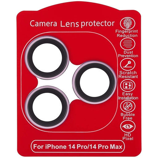 Protection lentille pour iPhone 14 Pro - 14 Pro Max - Casper - Violet