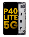 Bloc écran LCD avec châssis pour HUAWEI P40 Lite 5G - Reconditionné - Noir Minuit