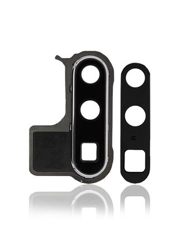 Lentille caméra arrière avec support pour HUAWEI P30 Pro - Blanc Perle