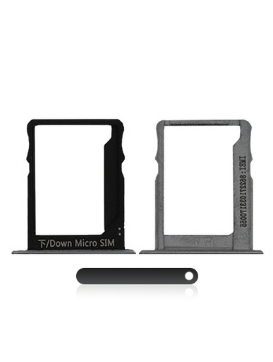 [107082021321] Tiroir SIM et carte SD compatible HUAWEI P8 Lite - Noir