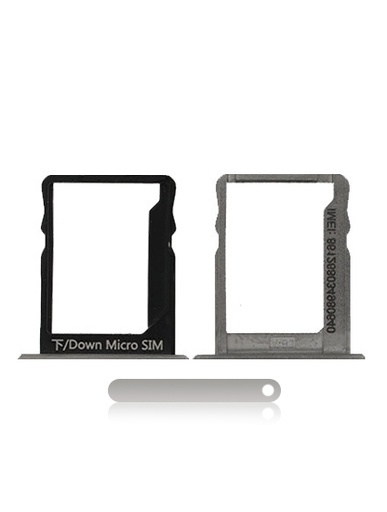 [107082021322] Tiroir SIM et carte SD compatible HUAWEI P8 Lite - Blanc