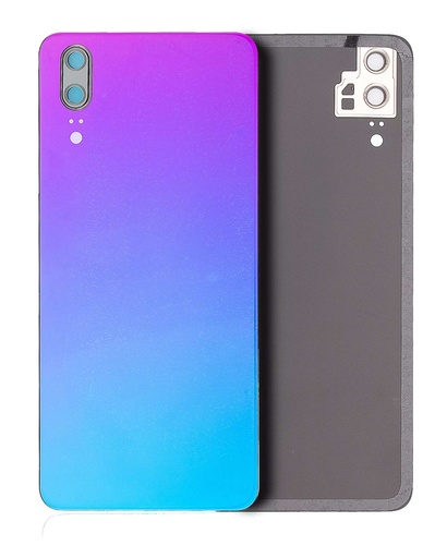 Vitre arrière avec lentille caméra pour HUAWEI P20 - Aurora
