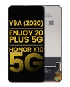 Bloc écran LCD sans châssis compatible Huawei Y9A 2020 - Enjoy 20 Plus 5G - Honor X10 5G - Reconditionné - Toutes couleurs