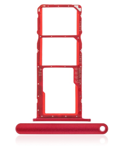Tiroir Double SIM pour HUAWEI Y7 2019 - Coral Red