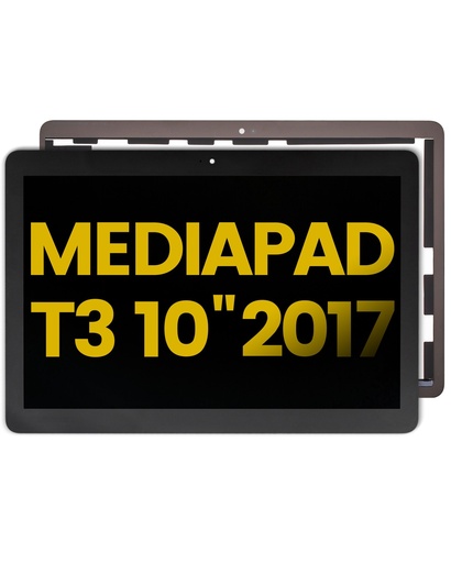 Bloc écran LCD sans châssis pour HUAWEI MediaPad T3 10" 2017 -Reconditionné - Noir