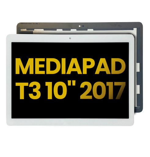 Bloc écran LCD sans châssis pour HUAWEI MediaPad T3 10" 2017 -Reconditionné - Blanc