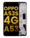 Bloc écran LCD avec châssis pour Oppo A53S 4G - A53 - Reconditionné - Toutes couleurs