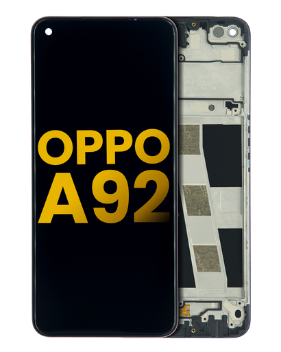 Bloc écran LCD avec châssis pour Oppo A92 - Reconditionné - Toutes couleurs