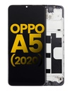 Bloc écran LCD avec châssis compatible Oppo A5 2020 - Reconditionné - Toutes couleurs