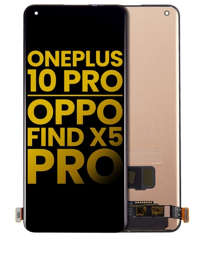 [107082111401] Bloc écran OLED sans châssis compatible OnePlus 10 Pro - OnePlus 11 - OPPO Find X5 Pro - Reconditionné - Toutes couleurs