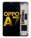 Bloc écran LCD avec châssis pour Oppo A7 - Reconditionné - Toutes couleurs