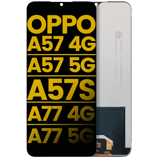 Bloc écran LCD sans châssis pour Oppo A57 4G - A57 5G - A57S - A77 4G - A77 5G - Reconditionné - Toutes couleurs