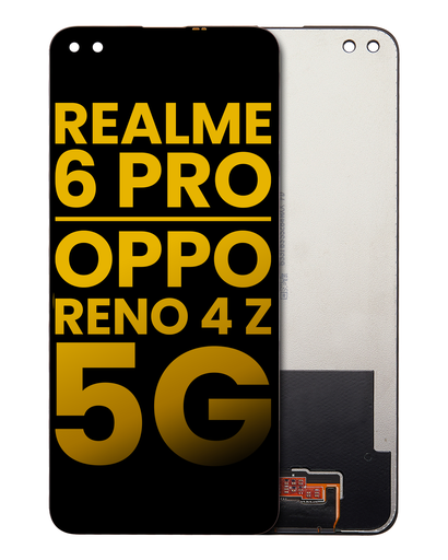 [107082118201] Bloc écran LCD sans châssis compatible Realme 6 Pro - Oppo Reno 4 Z 5G - Reconditionné - Toutes couleurs