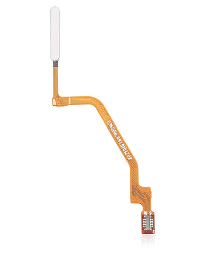 Lecteur d'Empreintes Digitales avec nappe pour  XIAOMI Redmi Note 9S - Blanc Glacier