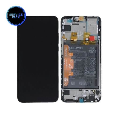 [02352JEY] Bloc écran LCD avec batterie pour HUAWEI P Smart 2019 et P Smart Plus 2019 - SERVICE PACK - Noir