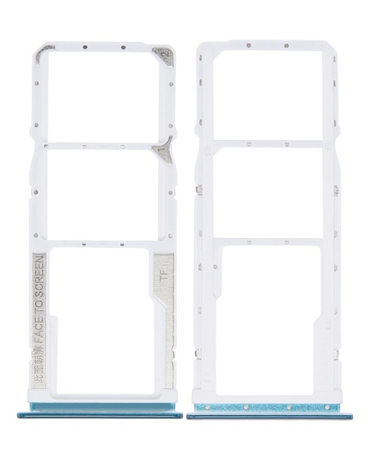 Tiroir Double SIM pour XIAOMI Redmi 10X 4G - Note 9 - Vert