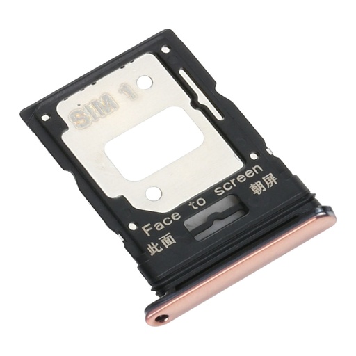 Tiroir Double SIM compatible XIAOMI Mi 11 Lite - Rose pêche