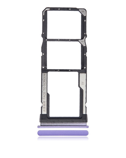 Tiroir SIM Double - pour XIAOMI Redmi Note 9T -  Note 9 5G - Violet