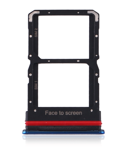 Tiroir Double SIM pour XIAOMI Mi 10 Lite 5G - Bleu Aurora
