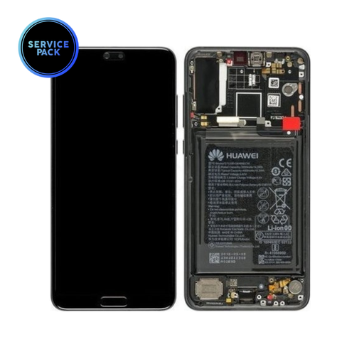 [02351WQK] Bloc écran OLED pour HUAWEI P20 Pro - SERVICE PACK - Noir